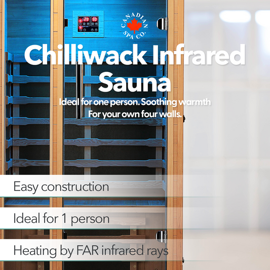 Chilliwack Mica Far Infrared Sauna W101.5 x D96.5 x H190.5cm