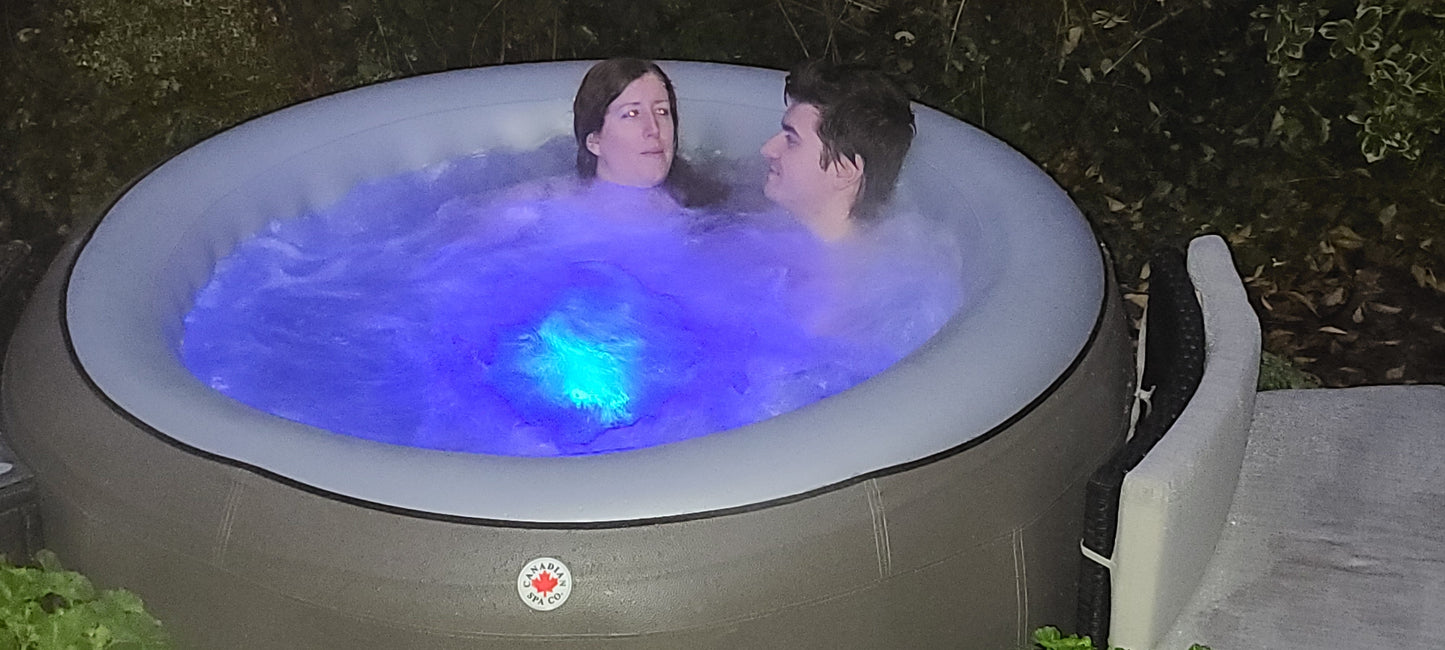 2024 Grand Rapids Inflatable 110-Jet - 3 Speed - 4-Person Hot Tub with LED Light