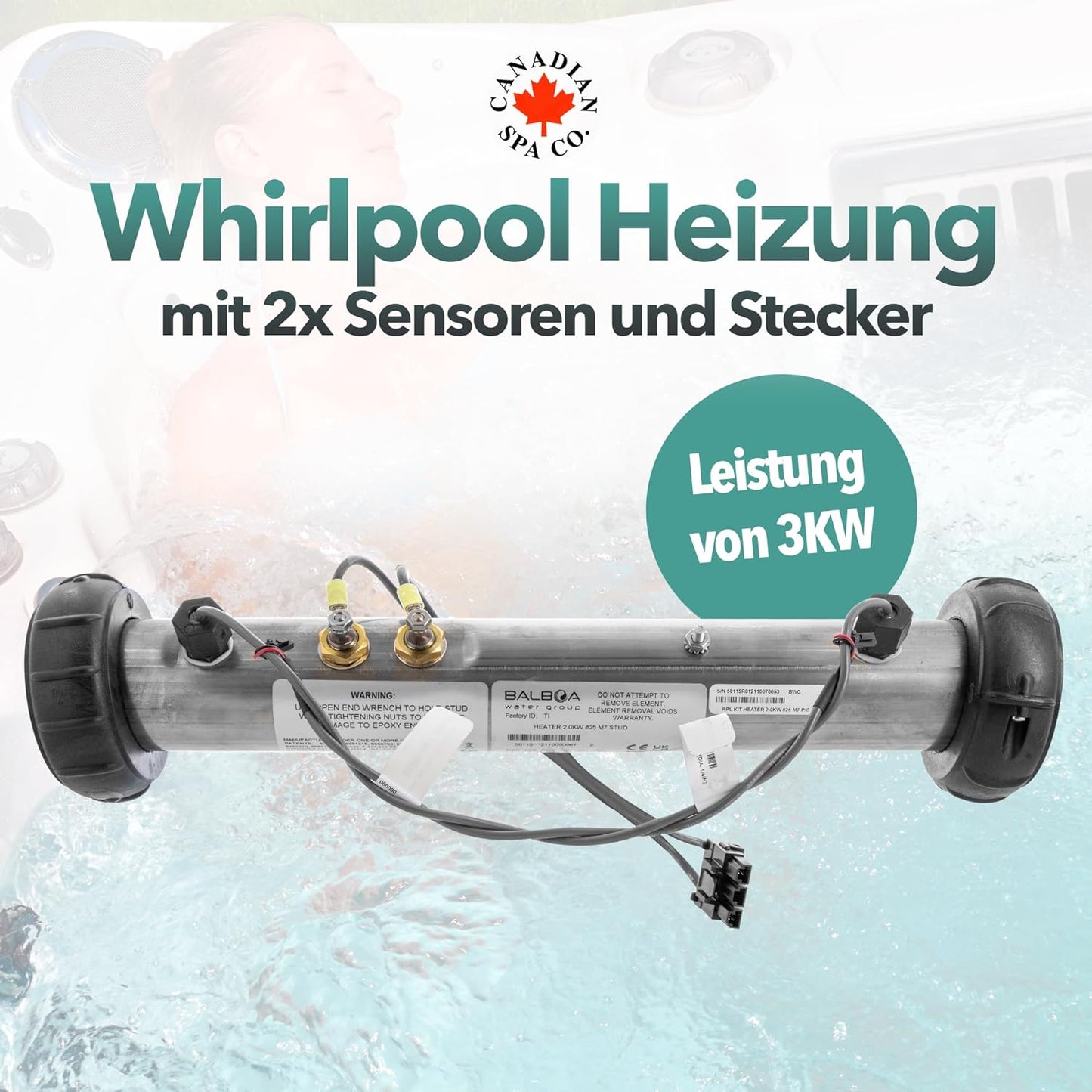 3KW BP Heater with Molex Plug (M7)