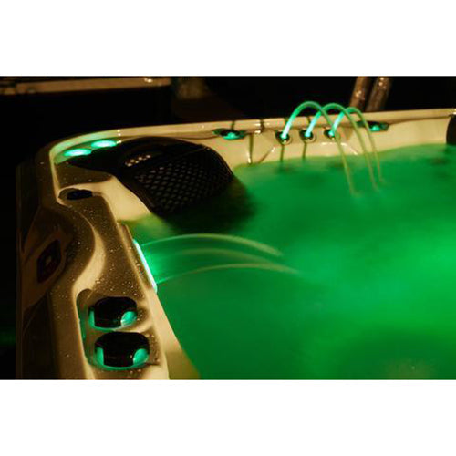 Canadian Spa Company_KH-10018_Alberta_Square_7-Person_57 -Jet Hot Tub_Blackout Insulation_UV Light Water Care_Lounger