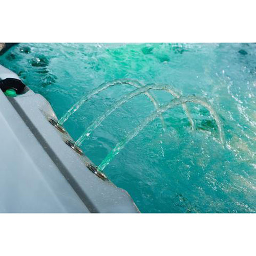 Canadian Spa Company_KH-10018_Alberta_Square_7-Person_57 -Jet Hot Tub_Blackout Insulation_UV Light Water Care_Lounger