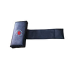 Weighted Headrest - Black with Logo (Rectangular)