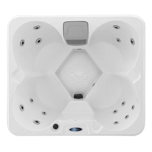 Canadian Spa Company_KH-10098_Gander_Rectangular_Plug_&_Play_4-Person_15-Jet Hot Tub_Blackout Insulation_UV Light Water Care_Patio Spas