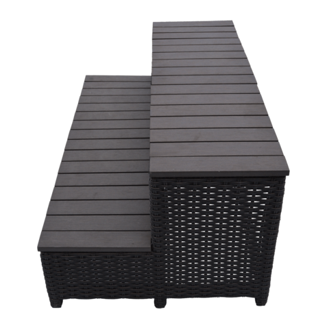 Canadian Spa Company_Straight Step _Square Surround Furniture_Hot Tubs