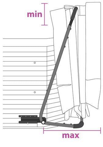 Canadian Spa Company_KA-10026_Cover Lifter - Bottom Mount_ Fits spas up to 240cm / 96”_ Mounts directly to the spa cabinet_Hot Tubs