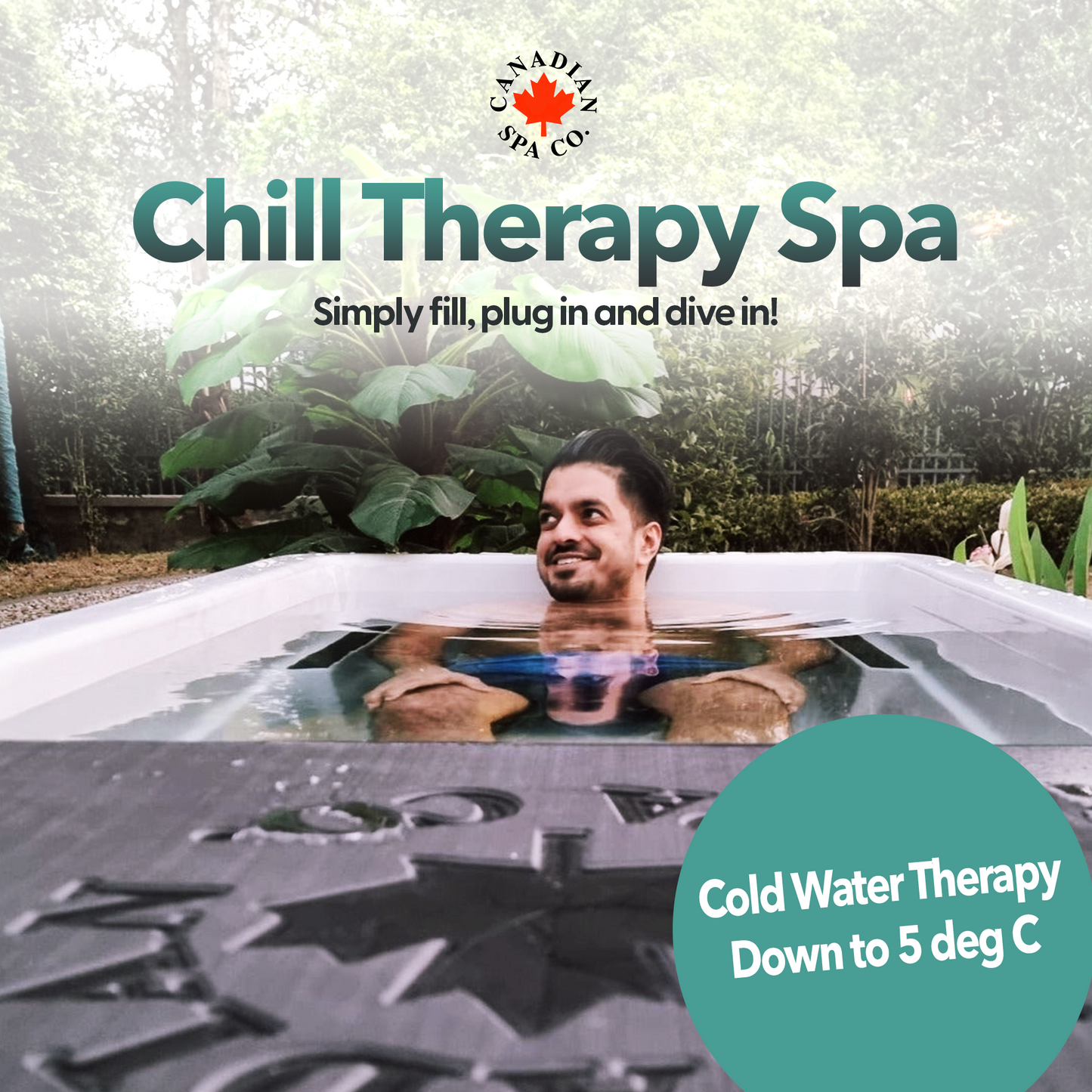 Chill Therapy Tub - Fill, plug in, and experience it