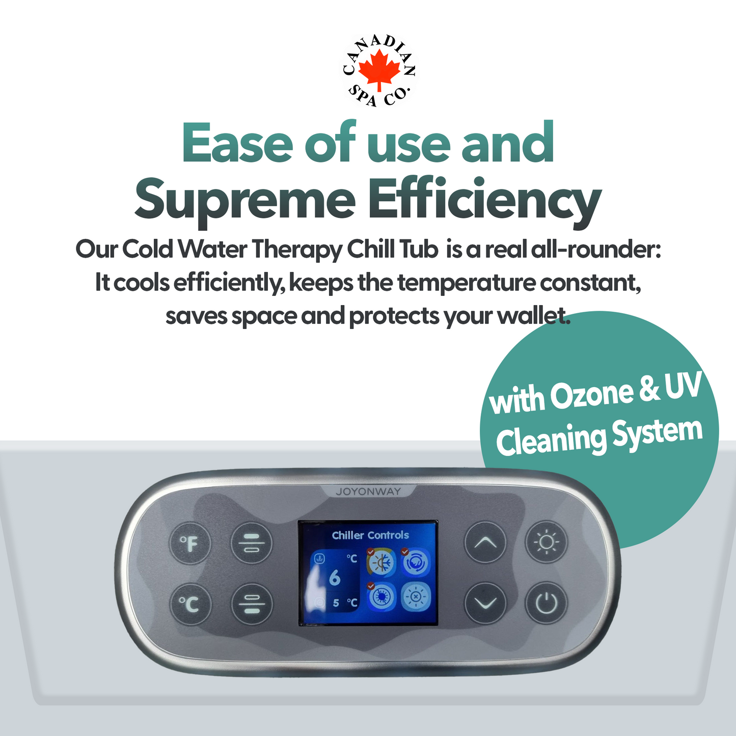 Chill Therapy Tub - Fill, plug in, and experience it