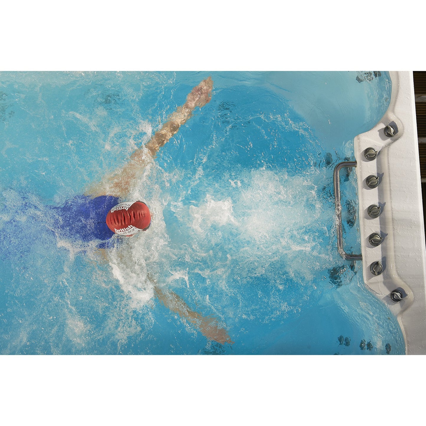 Canadian Spa Company_KS-10005_St Lawrence 16’_73 Jet_Swim Spa_Blackout Insulation_UV Light Water Care