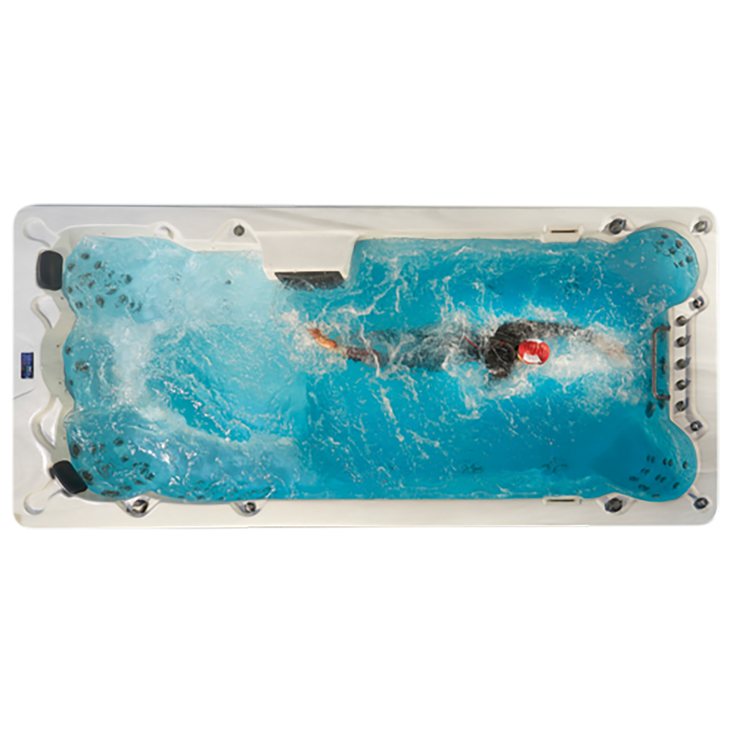 Canadian Spa Company_KS-10005_St Lawrence 16’_73 Jet_Swim Spa_Blackout Insulation_UV Light Water Care