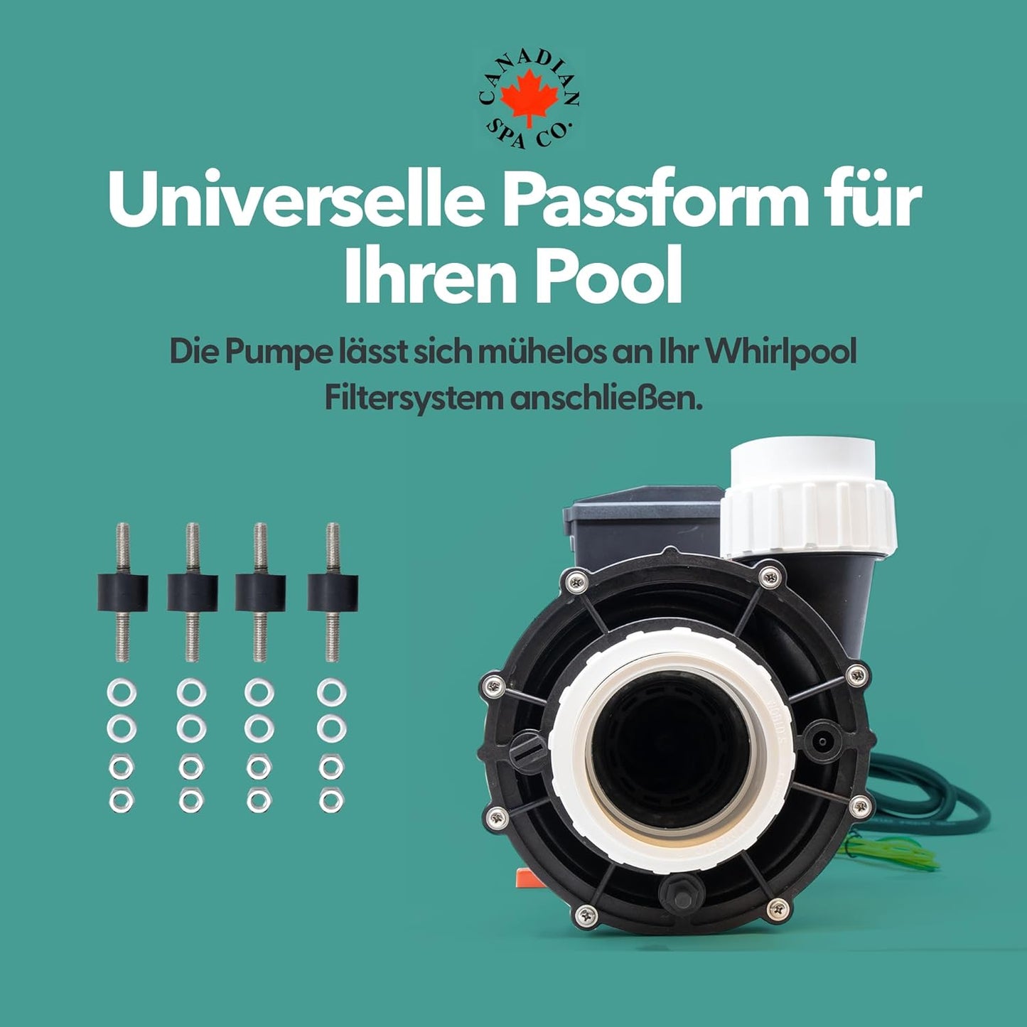 2.6" x 2" 4HP 2-Speed Pump WP300-II