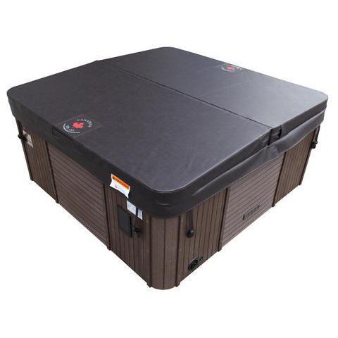 Canadian Spa Company_KH-10159_Winnipeg_Square_Plug_&_Play_6-Person_35 -Jet Hot Tub_Blackout Insulation_UV Light Water Care_Lounger