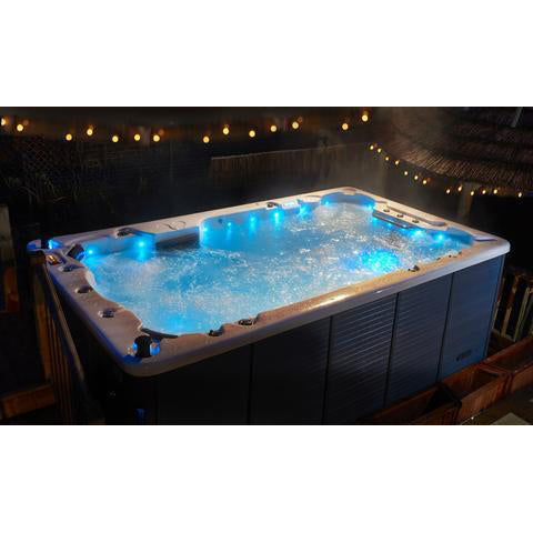 Canadian Spa Company_KS-10004_St Lawrence 13’_73 Jet_Swim Spa_Blackout Insulation_UV Light Water Care