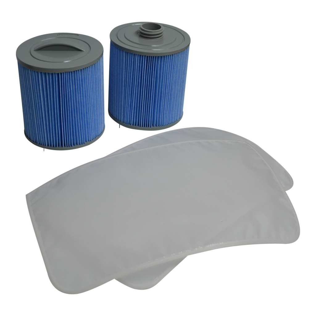 Canadian Spa Company_Spa_KA-10032_50sqft Glacier Antimicrobial Filters with Pre-Filters x 2_Hot Tubs