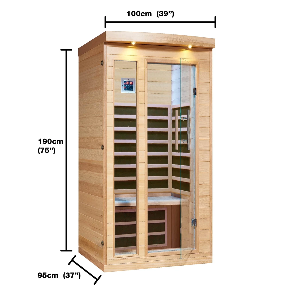 Chilliwack Mica Far Infrared Sauna W101.5 x D96.5 x H190.5cm